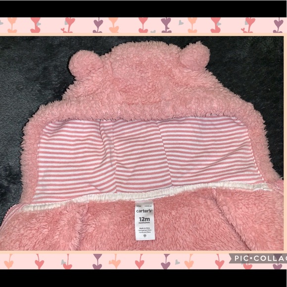 Carter’s Pink Fuzzy Coat *BUY2GET2FREE!* - Picture 9 of 13